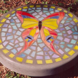 Stained Glass in Concrete - Making Stepping Stones